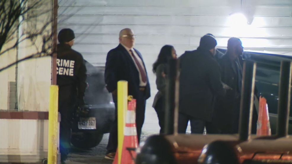 Prince George's County Officers arrived at the scene at the 5300 block of Sheriff Road around 11:50 p.m. Dec. 8, 2025, for a fatal shooting. (Mike Rudd/7News)