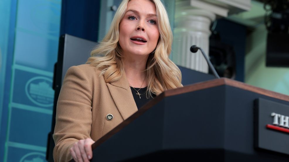 White House Press Secretary Karoline Leavitt briefs the media