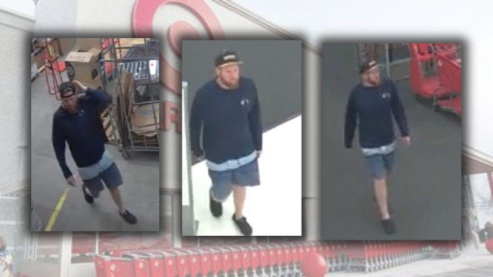 Deputies are asking for the public’s help identifying a man accused of secretly recording a juvenile inside a Royal Palm Target dressing room. (PBSO, AP photo)