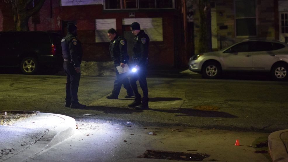 Police began investigating a report of a shooting in Baltimore's Druid Heights neighborhood on Wednesday. (WBFF / Maggie Ybarra){p}{/p}