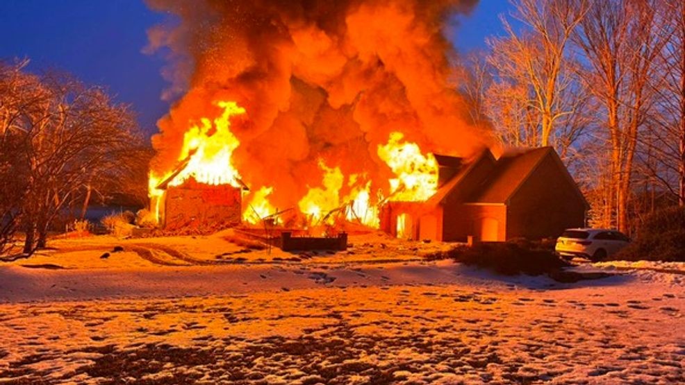 Kent County house explosion on Valentine’s Day kills 68-year-old homeowner in Chestertown (Photo Credit - Chestertown Volunteer Fire Company)