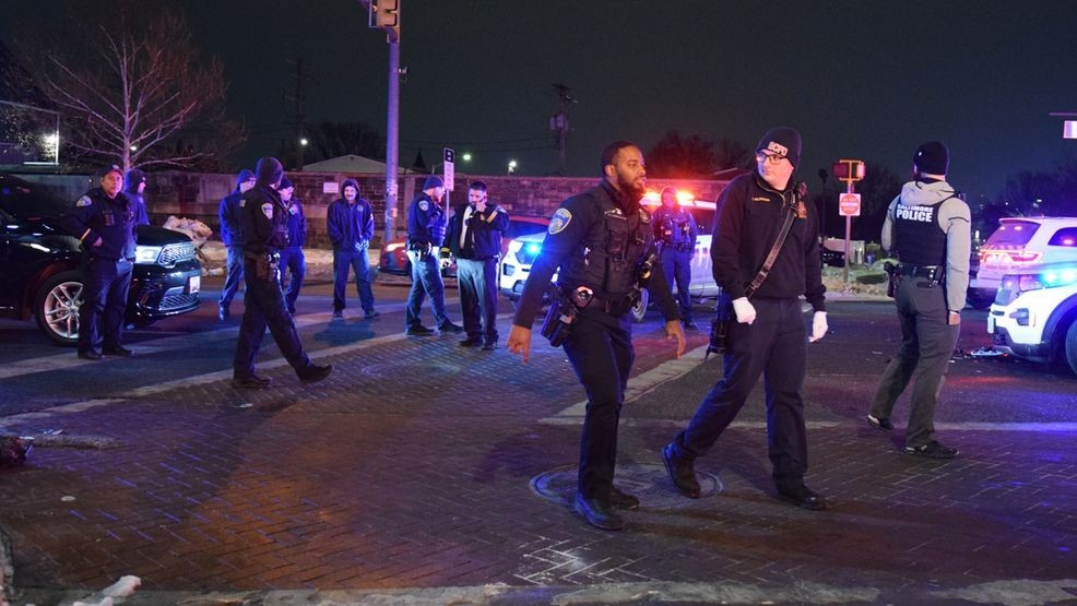 Baltimore Police responded to a crash involving a patrol car in east Baltimore on Feb. 6, 2026. (WBFF / Maggie Ybarra){p}{/p}