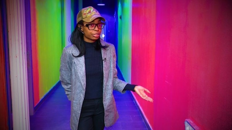 Last year, Deja Richardson opened Neon Paint Place downtown and said she sees around 200 to 400 customers per month.