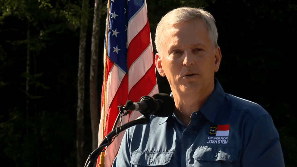 Gov. Stein in Woodfin today