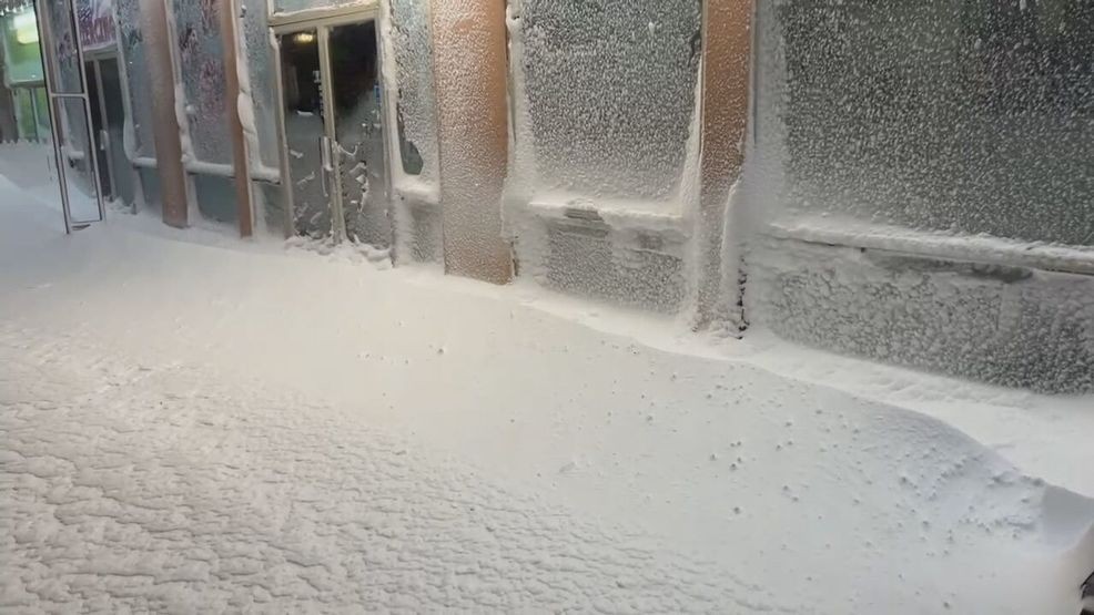 A blizzard hit Maryland's Ocean City for the first time in four years on Feb. 22 and 23, 2026. (7News)