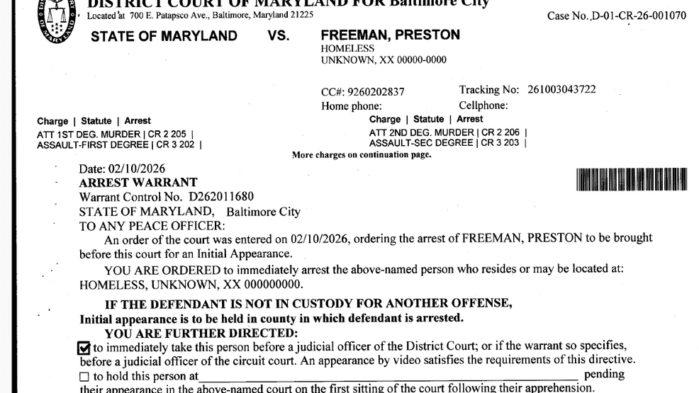 Charging documents for Preston Freeman. (WBFF){p}{/p}