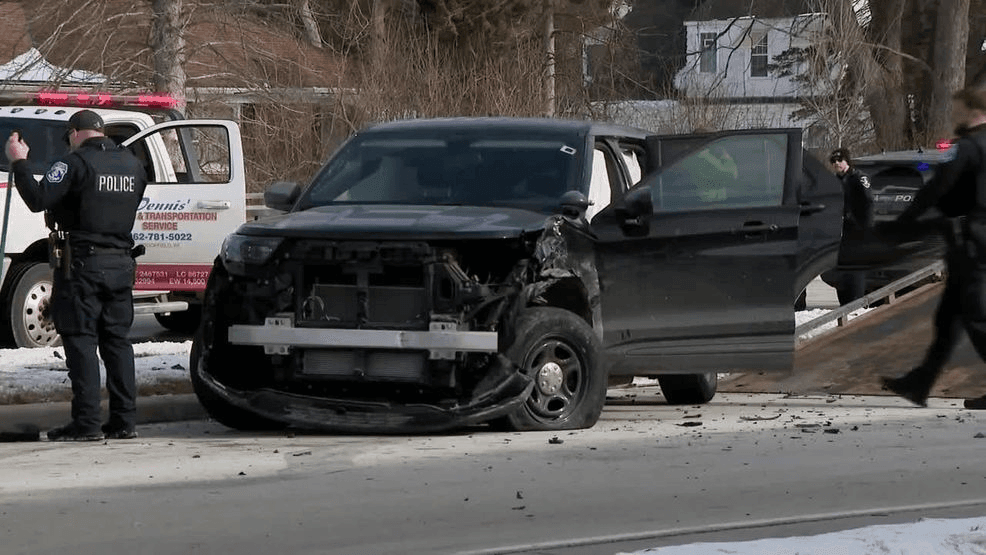 Police captured a 27-year-old man after police say he stole a squad car and led officers on a series of incidents that began with a domestic violence call at a Motel 6. Wauwatosa police said they arrested Giontae Dixon after taking him into custody on Feb. 3. (CNN Newsource, WISN, Viewer Video, Oak Creek Police, Broadcastify, CNN)