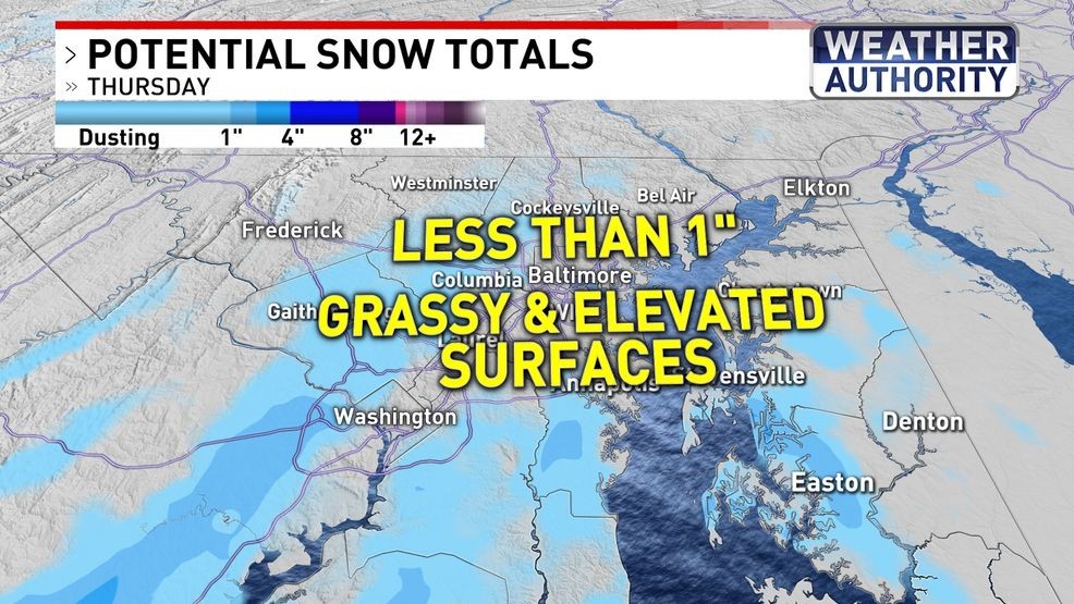 Snow totals