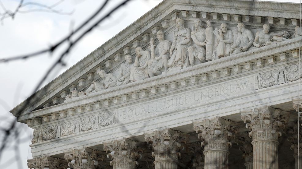 WASHINGTON, DC - MARCH 04: The U.S. Supreme Court is seen on March 4, 2026 in Washington. (Photo by Kevin Dietsch/Getty Images)