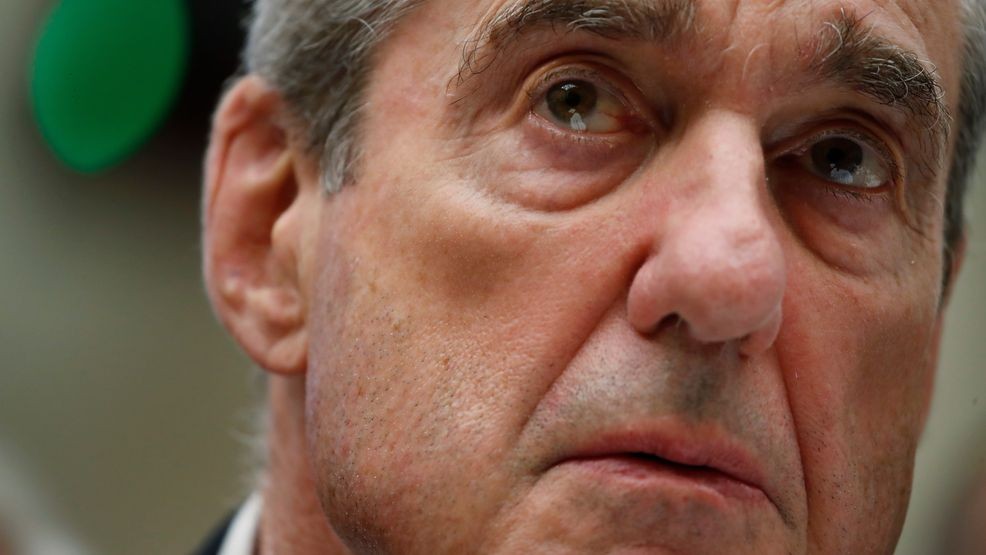 FILE - Former special counsel Robert Mueller testifies before the House Intelligence Committee hearing on Capitol Hill, in Washington, July 24, 2019. Mueller, a former FBI director, died on Friday, March 20, 2026.  He was 81. (AP Photo/Alex Brandon)