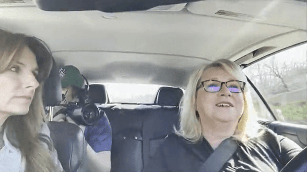 Brandy Nannini of Smart Start demonstrated the speed limiting technology that prevents drivers from exceeding posted limits to 7News senior investigative reporter, Lisa Fletcher. Photo: SBG