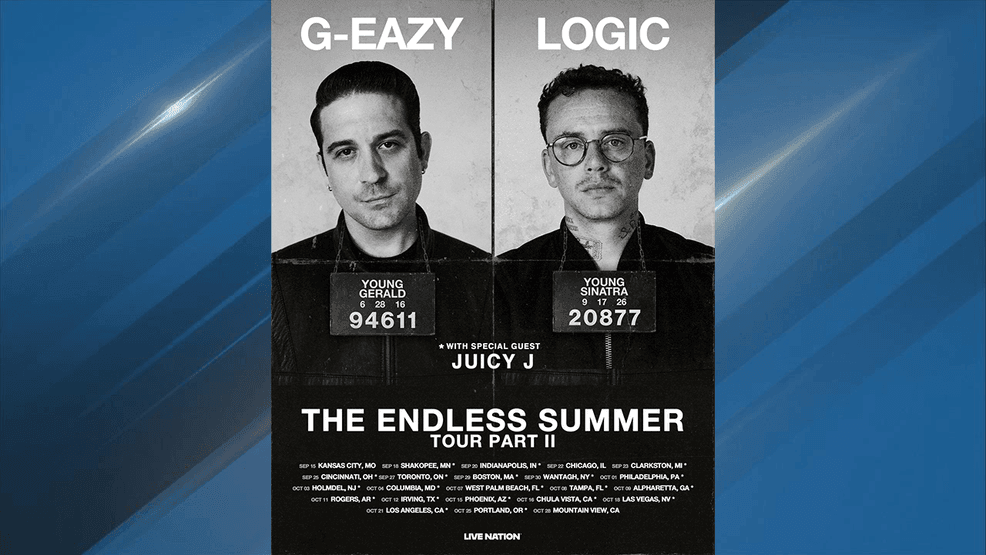 Logic and G-Eazy announce Endless Summer Tour Part II, with Oct. 4 stop in Maryland (Live Nation)