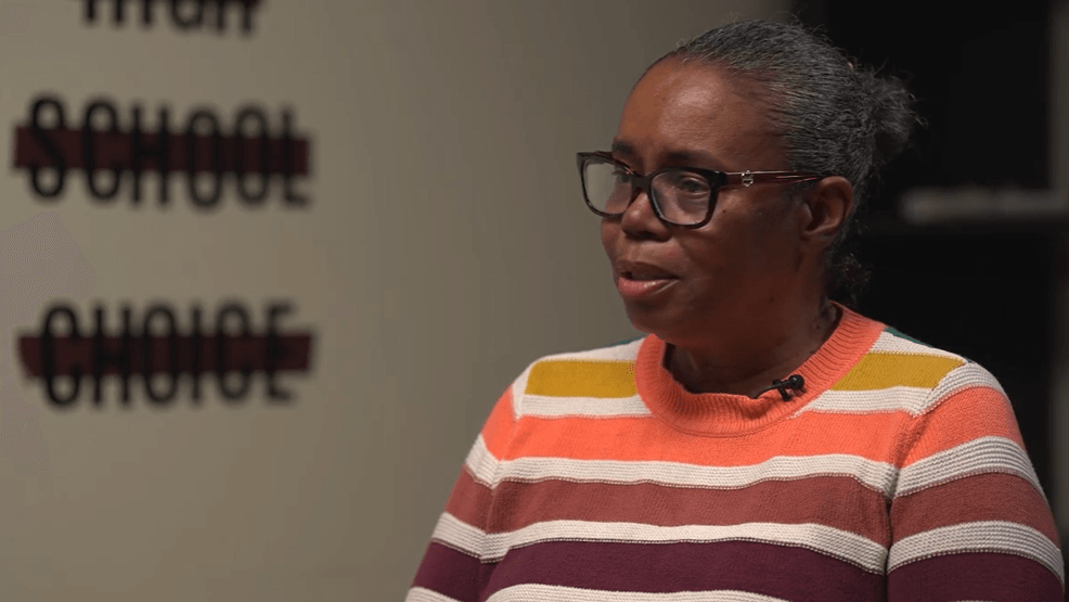 Leah Pressley says she'll get a fourth job if the Collegiate School for Boys closes in order to send her grandchildren to private school (WBFF)