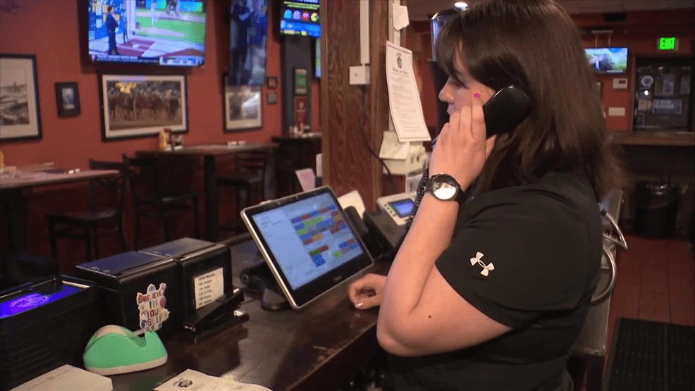 Maria Henriquez, a third-generation restaurant manager at Costas Inn in Dundalk, Md., told Spotlight on Maryland on Wednesday, April 29, 2026, that the absence of a completed Francis Scott Key Bridge has impacted her business by more than 30%. (Kenny Christopher/WBFF)