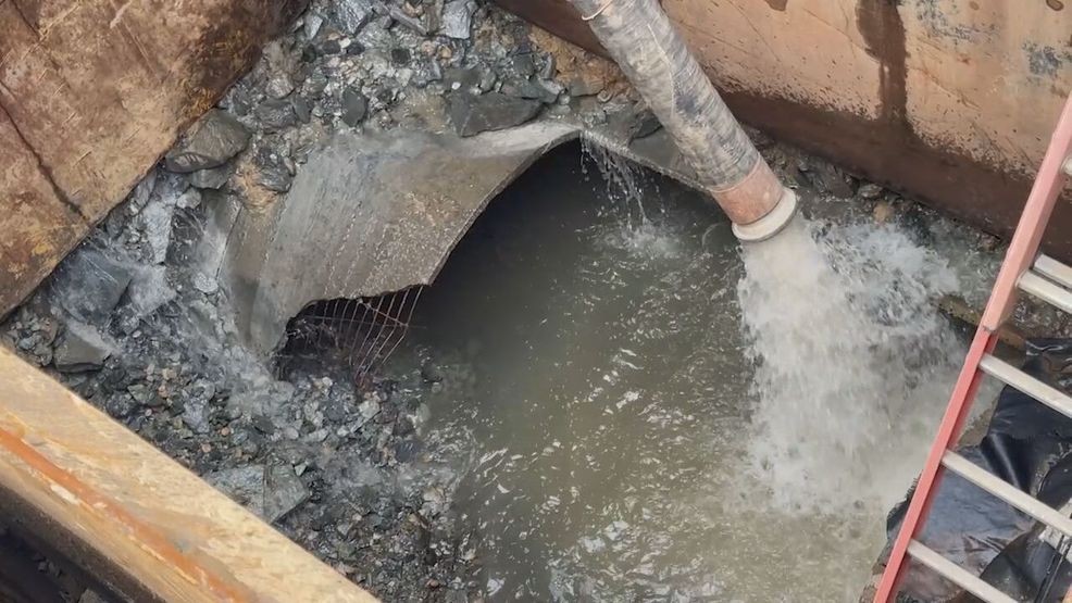FEB 2026 - DC Water is facing new hurdles as crews continue emergency repairs on the massive sewer line that collapsed in January 2026, sending wastewater into the Potomac River. (7News){p}{/p}