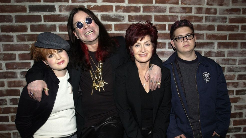 The Osbournes: Kelly Osbourne, Ozzy Osbourne, Sharon Osbourne and Jack Osbourne (Photo by KMazur/WireImage)