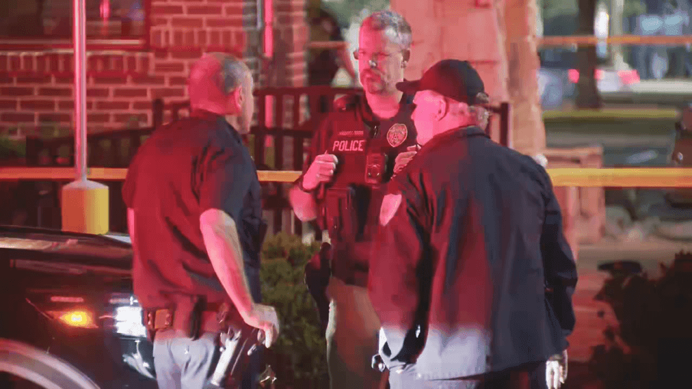 Laurel Police Department officers investigate a series of incidents near the Laurel Shopping Center in Laurel, Md. on May 6, 2026. (Noel Chavez/7News)