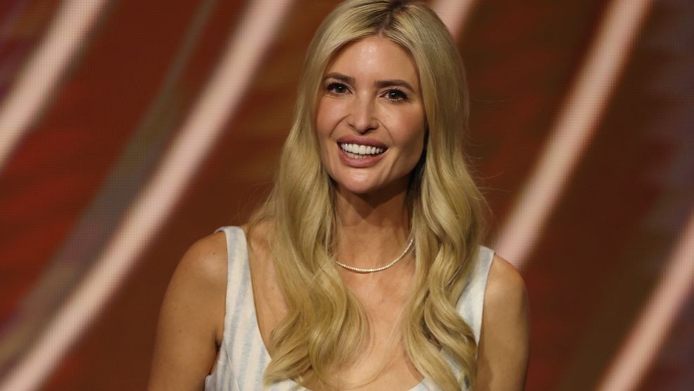 MIAMI, FLORIDA - DECEMBER 05: Ivanka Trump looks on during the 2025 FIFA Club World Cup Draw at Telemundo Studios on December 05, 2024 in Miami, Florida.  (Photo by Brennan Asplen/Getty Images)