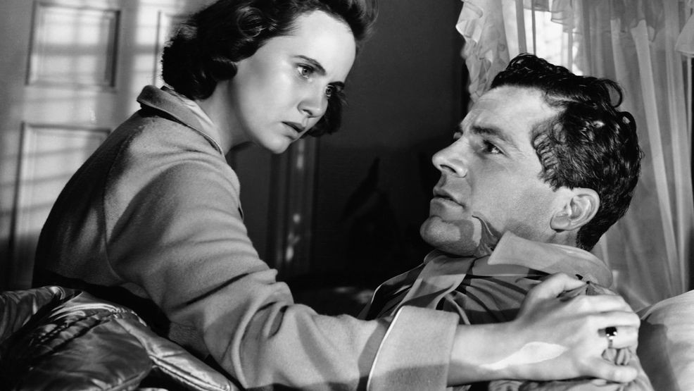 Peggy Stephenson (Teresa Wright) comforts Fred Derry (Dana Andrews) in a scene from the 1946 film The Best Years of Our Lives. (Photo by �� John Springer Collection/CORBIS/Corbis via Getty Images)