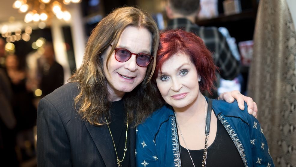 LOS ANGELES, CA - SEPTEMBER 28: (EXCLUSIVE COVERAGE)  Ozzy Osbourne and Sharon Osbourne attend the Billy Morrison - Aude Somnia Solo Exhibition at Elisabeth Weinstock on September 28, 2017 in Los Angeles, California.  (Photo by Greg Doherty/Getty Images)