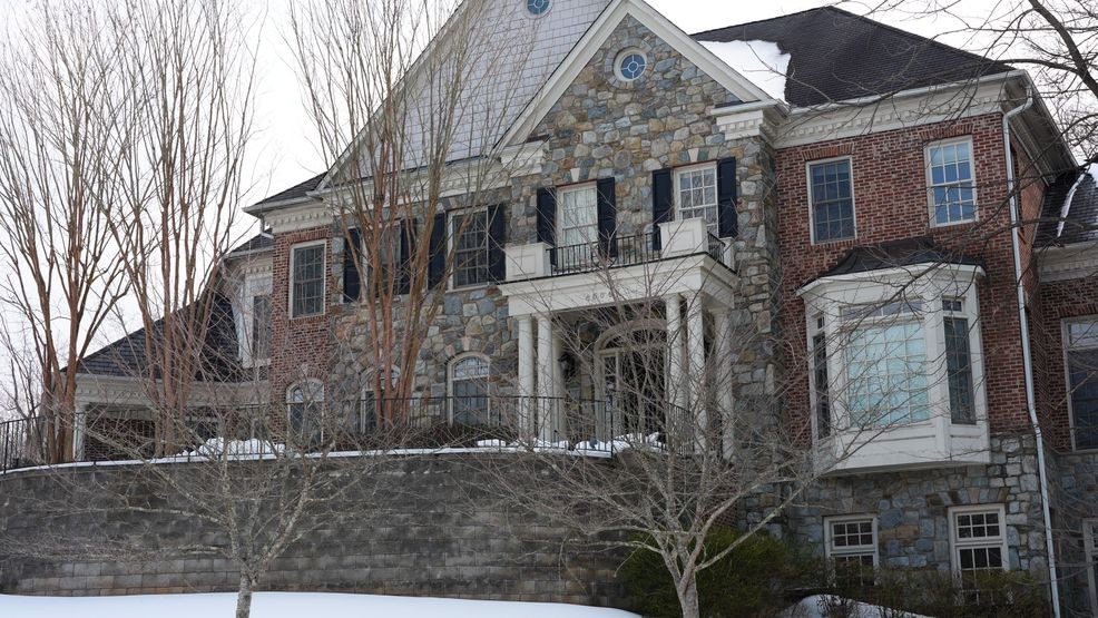 A $2.3 million Bethesda, Md., mansion lies empty on Wednesday, February 11, 2026, after an eviction of squatters Tamieka Goode, Corey Pollard, and associates, nine months after the property was allegedly taken over.{ } (Steve Pierce/Spotlight on Maryland)