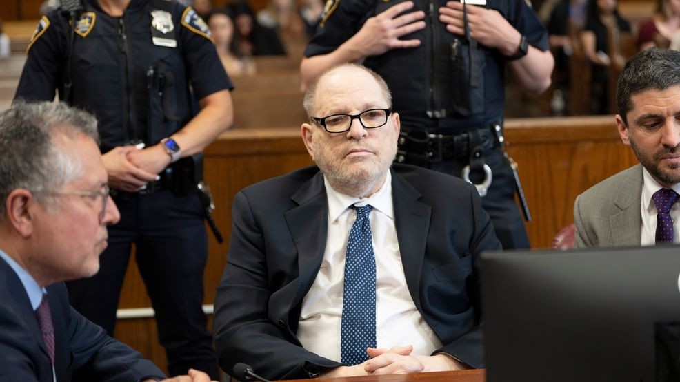 Harvey Weinstein appears in Manhattan criminal court on Friday, May 15, 2026, in New York. (Steven Hirsch  /New York Post via AP, Pool)