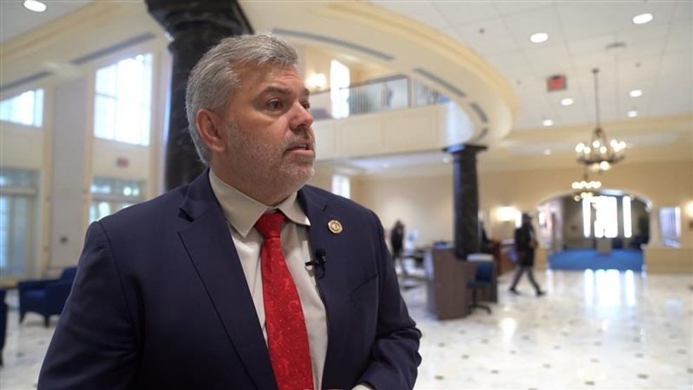 Maryland Del. Mike Griffith, R-Harford and Cecil Counties, said on Tuesday, January 27, 2026, that he will be cross-filing Democrat bills in the Maryland House of Delegates for the 2026 session to crack down on squatting, saying it is a universal problem that doesn't discriminate against party affiliation. (Zackary Lang/Spotlight on Maryland)