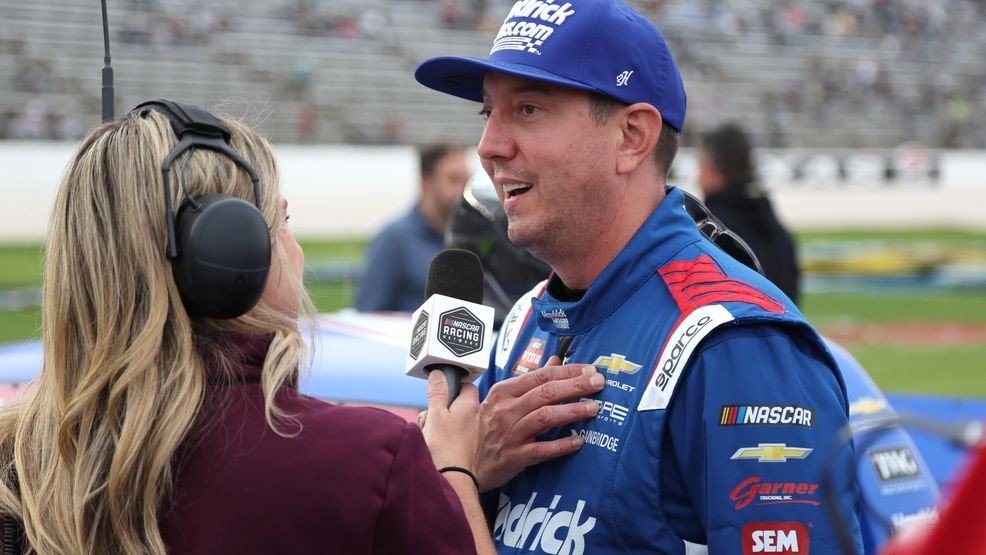 FORT WORTH, TEXAS - MAY 01: Kyle Busch, driver of the #7 HendrickCars.com Chevrolet, is seen on pit road prior to the NASCAR Craftsman Truck Series SpeedyCash.com 250 at Texas Motor Speedway on May 01, 2026 in Fort Worth, Texas. (Photo by Tim Heitman/Getty Images)