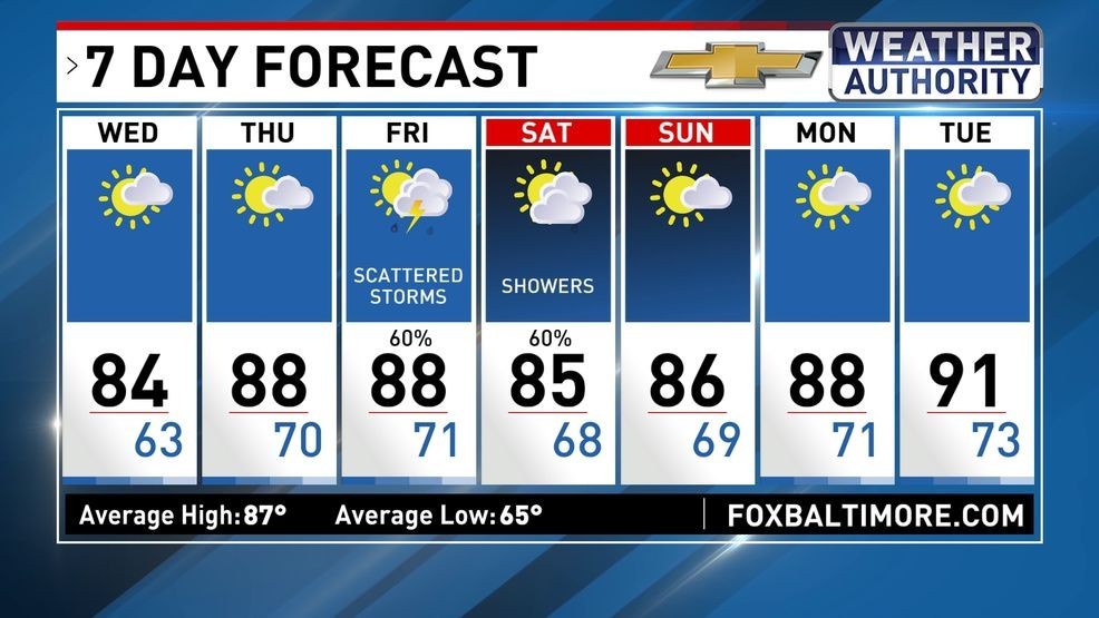 7 Day Forecast