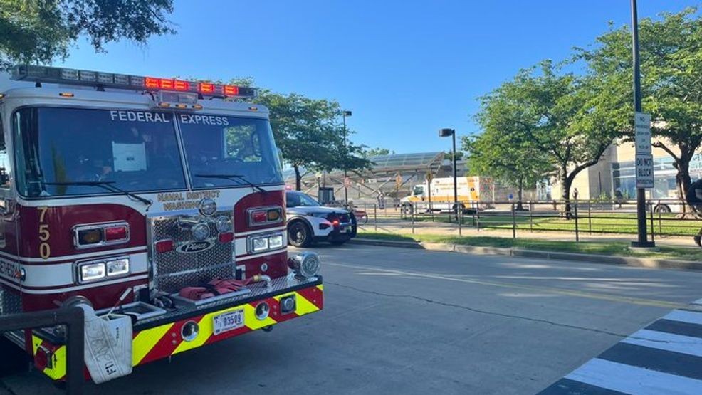 Several workers were injured in an electrical mishap at the  Medical Center Metro Station on June 8, 2026. (MCFRS)