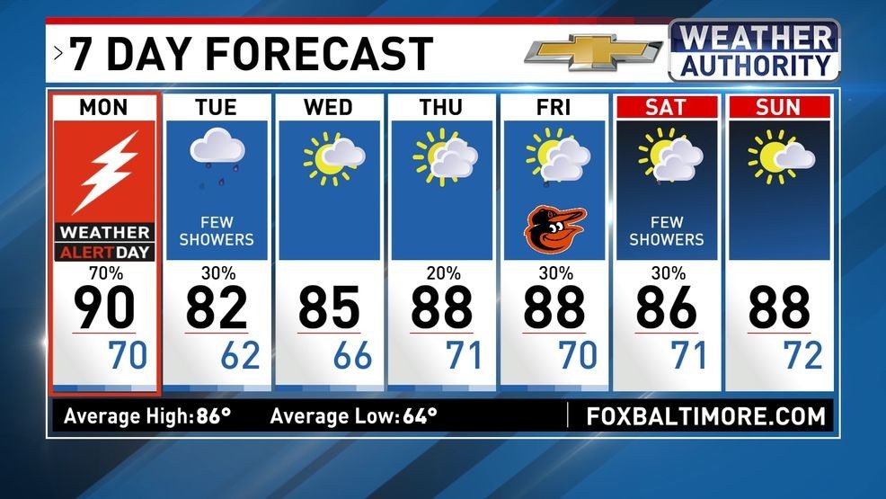 7 Day Forecast