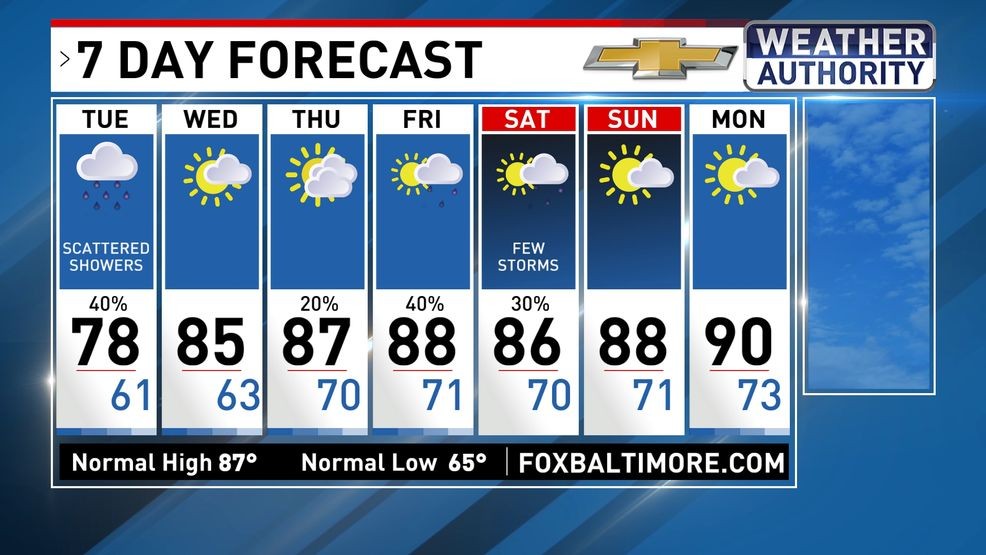 7 Day Forecast