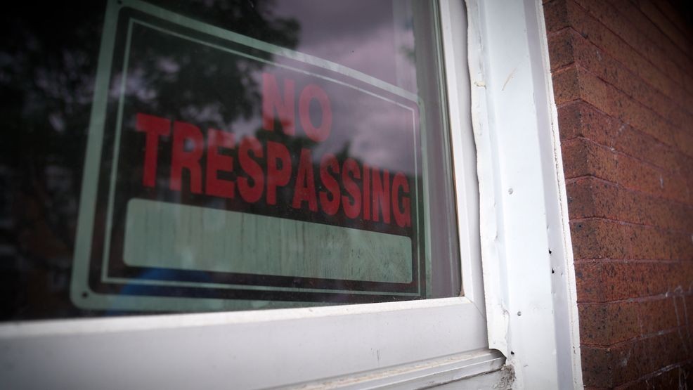 A Baltimore squatter was caught by a property owner with a newly assembled bed, women's lingerie, and a flashing headboard before he removed her. (Zackary Lang/Spotlight on Maryland)