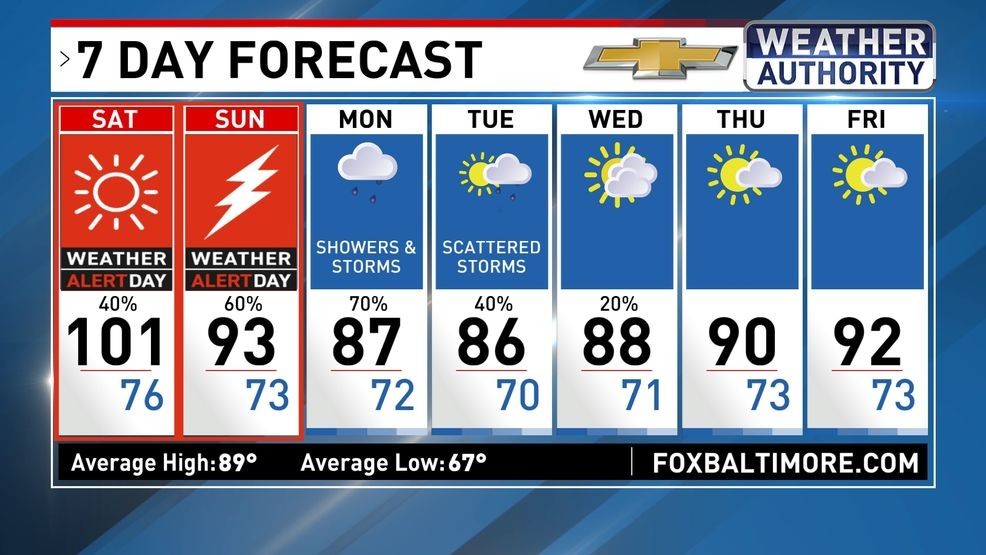 7 Day Forecast