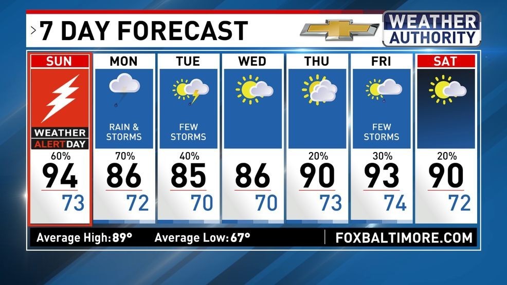 7 Day Forecast