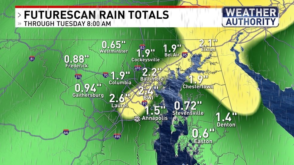 Forecast Rain Totals