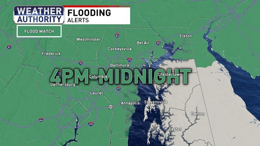 Flood watch Monday