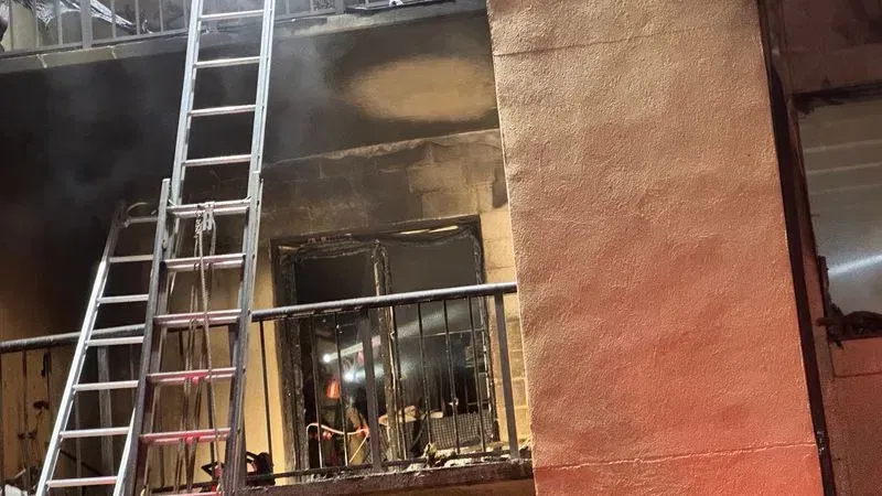 A fire broke out at the Miramont Apartments in the 6000 block of California Circle on Wednesday night, Aug. 26, 2026. (MCFRS)
