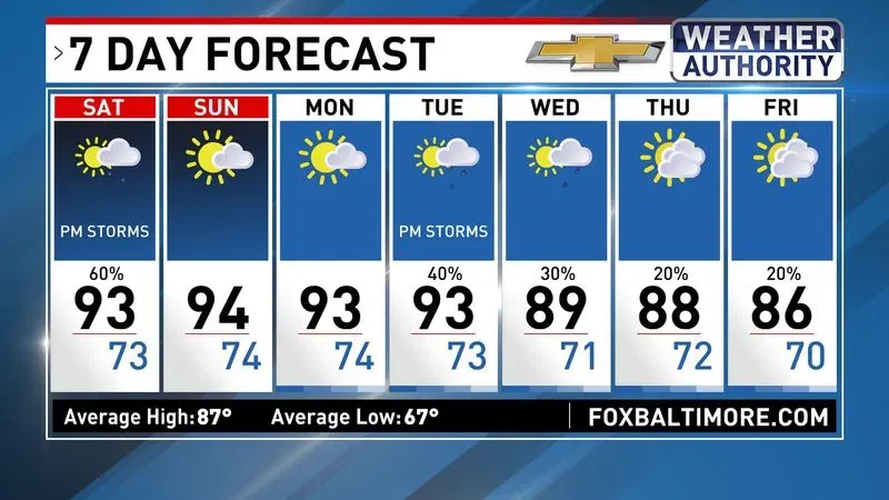 7 Day Forecast