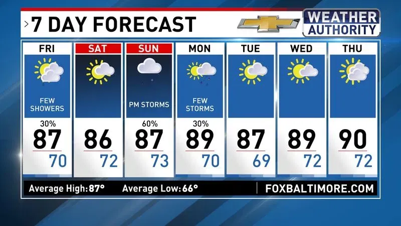 7 Day Forecast