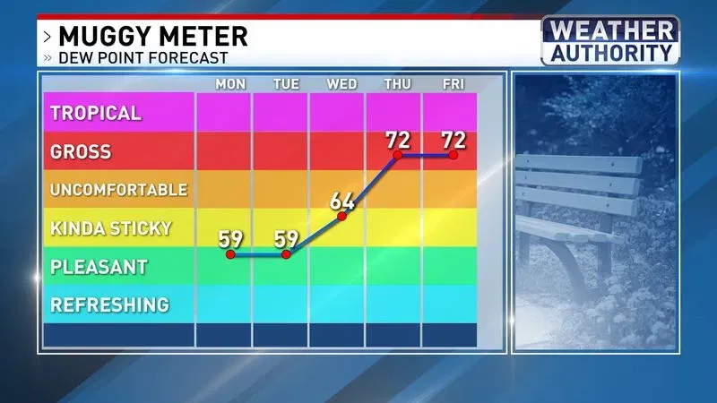 Muggy meter