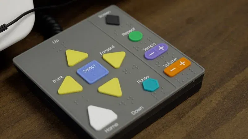An accessibility voting pad for new election machines was approved by the Maryland Board of Public Works on Wednesday, July 22, 2026. (Steve Pierce/Spotlight on Maryland)