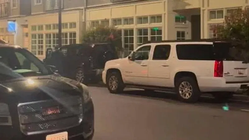An anonymous source, who asked not to be identified by name, provided Spotlight on Maryland with a photo of Maryland Sen. C. Anthony Muse, D-Prince George's County, getting into a vehicle he had parked atop a tree in Annapolis on Monday, August 3, 2026. (Spotlight on Maryland/WBFF)