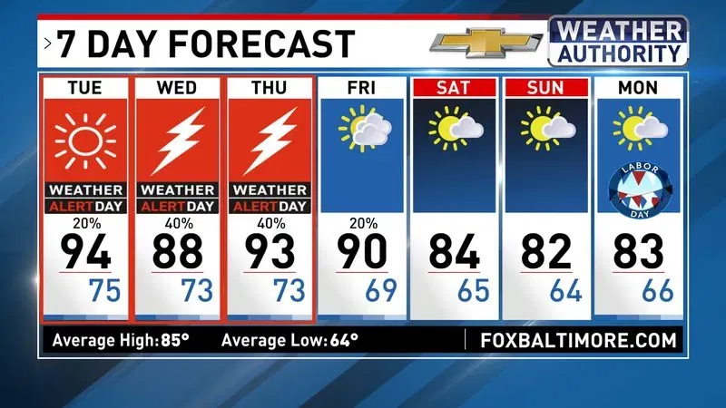 7 Day Forecast