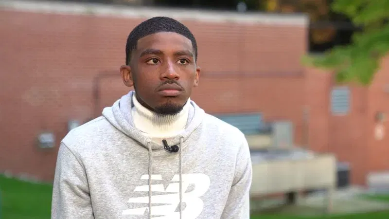 Darnell "DJ" Dupree, 25, said his Baltimore neighbors remain concerned about juvenile crime. (Zackary Lang/Spotlight on Maryland)