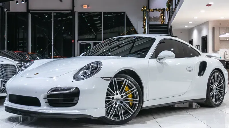 Britton-Harr's Porsche 911 that he purchased in December 2020 using proceeds from his Medicare fraud scheme. (Maryland U.S. Attorney's Office)