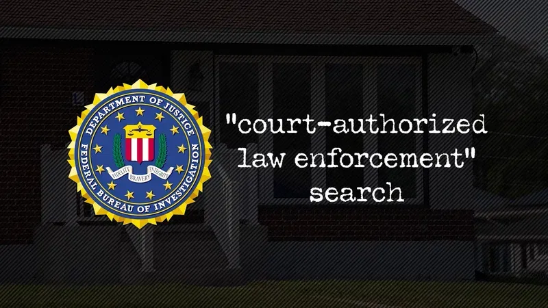 {em}The FBI conducted a “court-authorized law enforcement” search on Liberty Road, according to the U.S. Department of Justice (WBFF){/em}