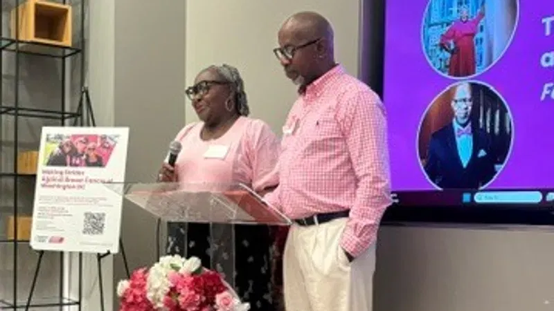 Tamara Freeman-Burton and Louis Burton are both breast cancer survivors. They now serve as advocates, urging both women and men to know their bodies (The American Cancer Society)
