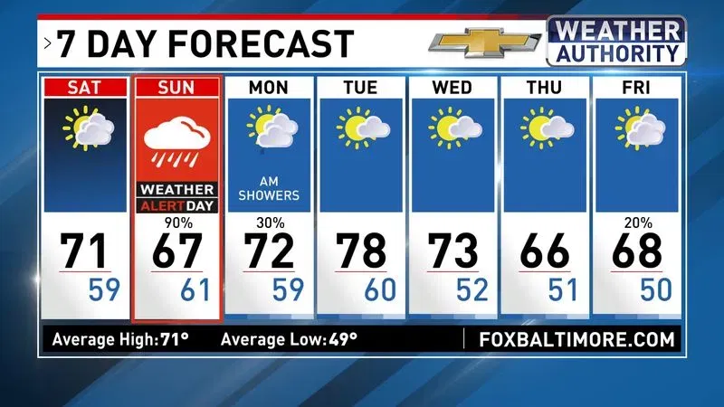 7 Day Forecast
