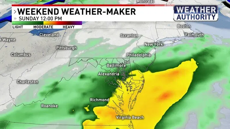 Weekend weather-maker